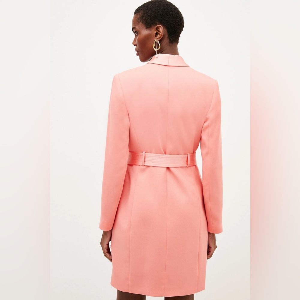 NWT Karen Millen Tailored Tuxedo Wrap Mini Dress. - Picture 12 of 12